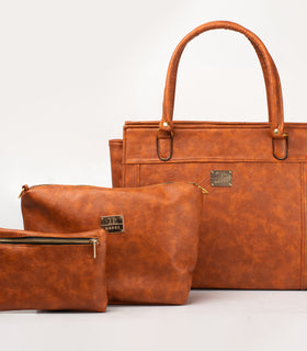 Denri Elyse 3-in-1 Handbag | Spacious interior, Multi pocketed, Durable construction