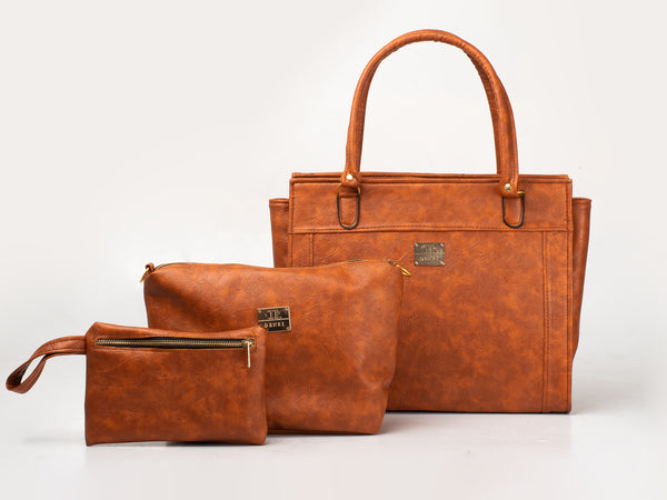 Denri Elyse 3-in-1 Handbag | Spacious interior, Multi pocketed, Durable construction