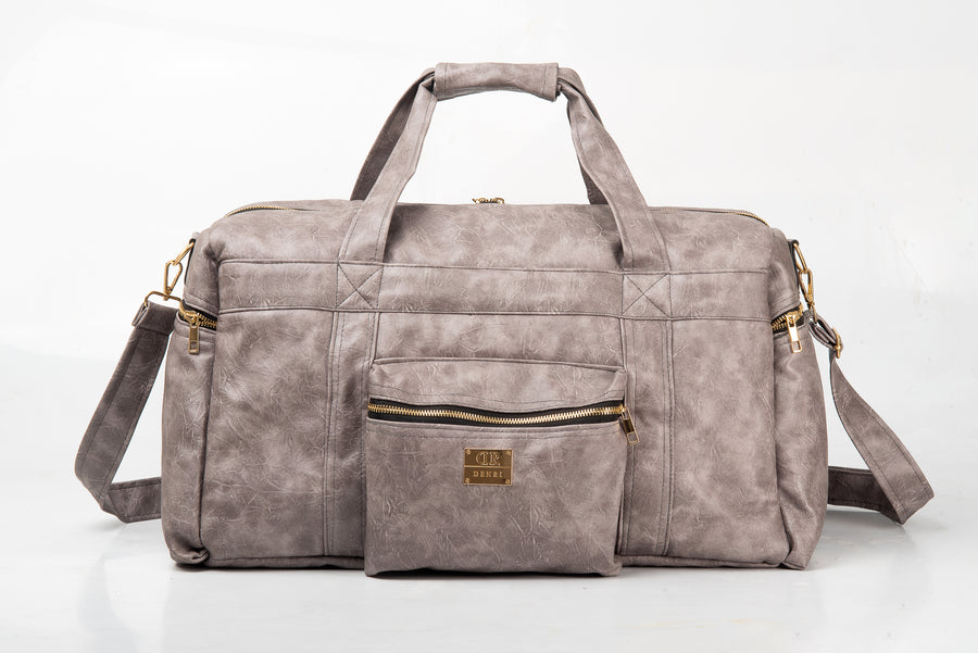 Denri Bonita Travel Bag | Vintage Travel Duffel | Multi-Pocket Design, Detachable Strap