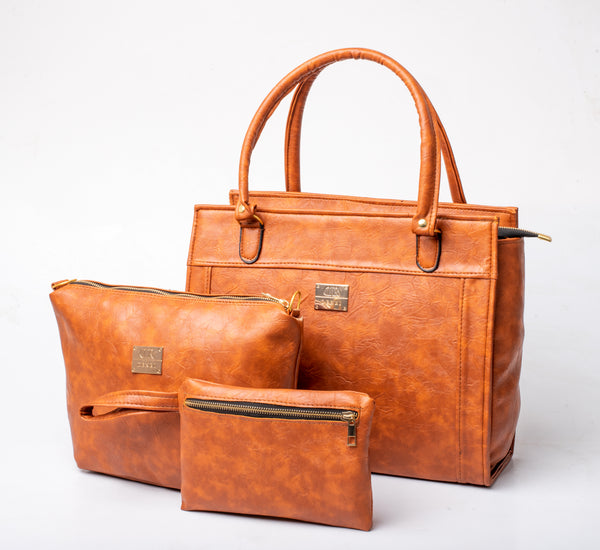 Denri Elyse 3-in-1 Handbag | Spacious interior, Multi pocketed, Durable construction