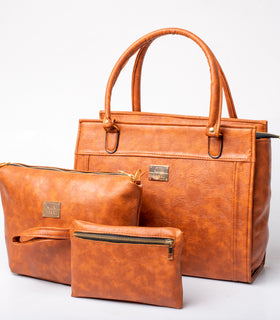 Denri Elyse 3-in-1 Handbag | Spacious interior, Multi pocketed, Durable construction