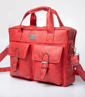 Denri Jade Briefcase Bag | Padded Laptop Compartment & Multiple Pockets