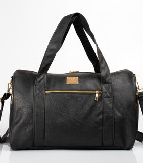 Denri Fabela Travel Bag | Leather Duffel Bag | Grab handles, Multiple pockets