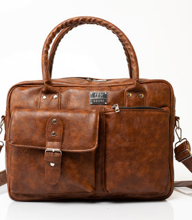 Denri Nova briefcase bag | Sturdy Handle, Laptop Compartment & Multiple Pockets