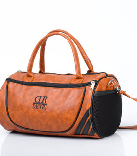 Denri Zeno Travel Bag | Leather Duffel Bag | Durable materials, Multiple compartments