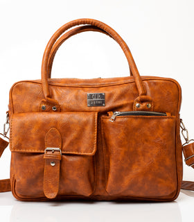 Denri Nova briefcase bag | Sturdy Handle, Laptop Compartment & Multiple Pockets