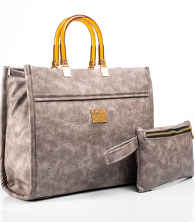 Denri Lola Handbag | Internal pockets Tote | Fits up to 13" Laptop